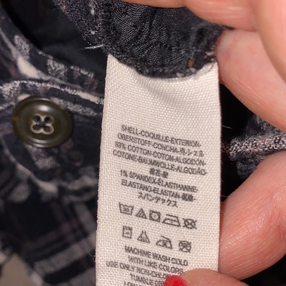 Free People plaid textured high waisted trouser pants size 8 - Picture 5 of 8